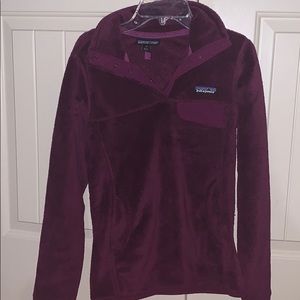 Purple Patagonia pull over!